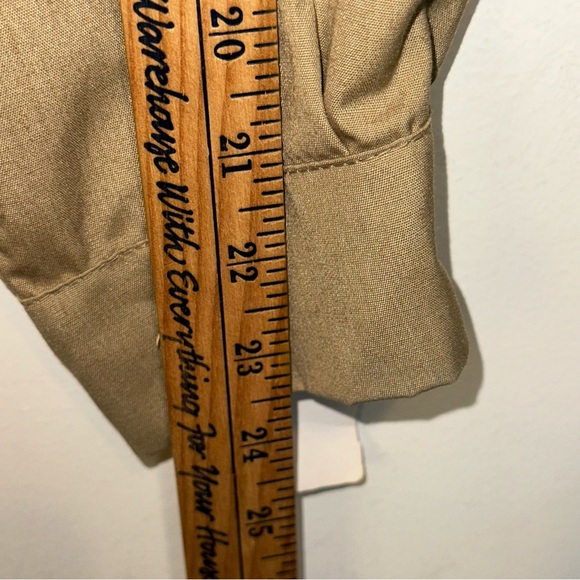 Vintage English Squire Bomber Racer Jacket Mens 36R Mechanic Work Khaki Dad USA - Picture 9 of 11